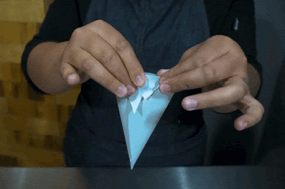 Como hacer un cucurucho de papel
