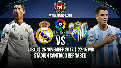 Prediksi Bola Jitu Real Madrid vs Malaga 25 November 2017