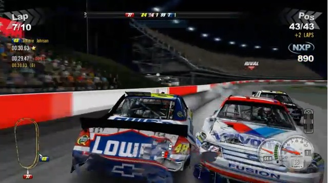 Joey Logano in the game.