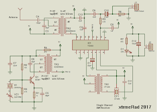 TA2003 TA8164 Single Channel AM Receiver