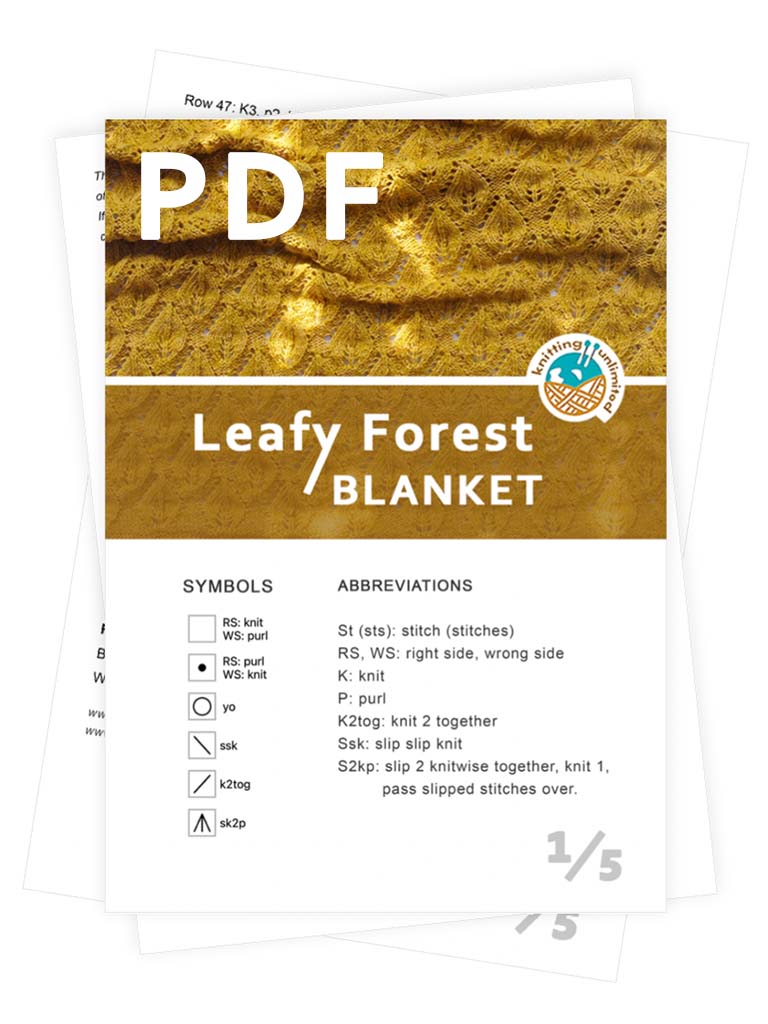 Leafy Forest Blanket PDF file