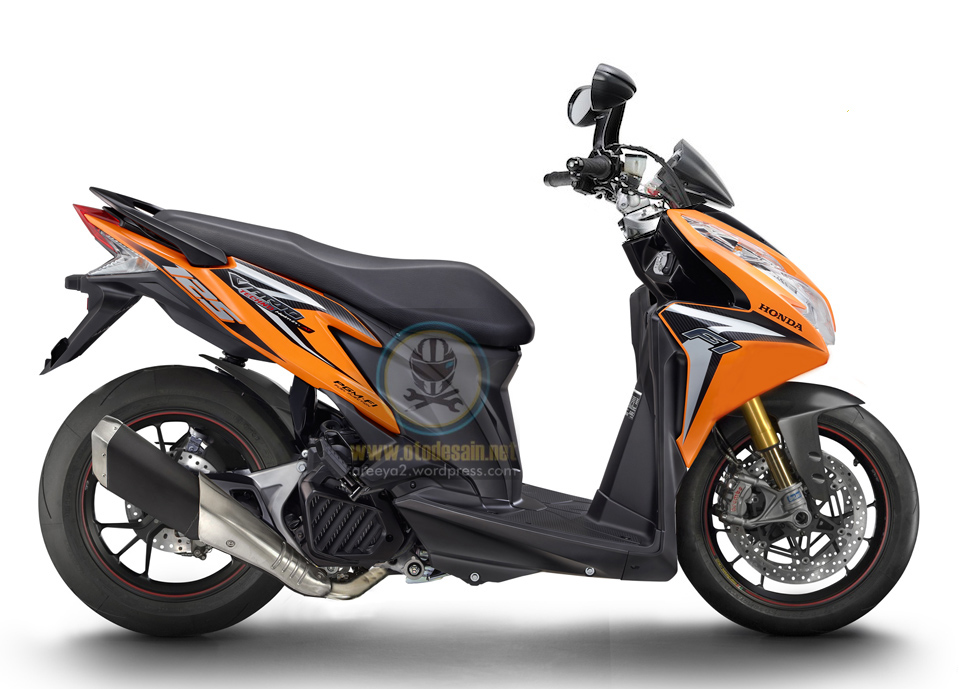 Modifikasi Honda Vario Simple Modification Contoh 