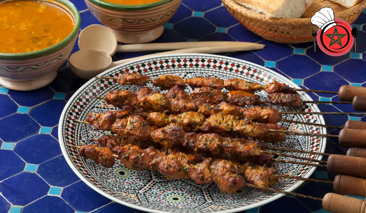 Moroccan lamb kebab