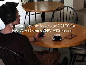 Sony NW-ZX500 NW-A100 firmware update