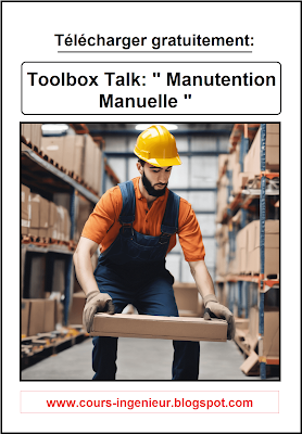 Téléchargez gratuitement Toolbox Talk (TBT) sur la manutention manuelle pour connaître les mesures préventives essentielles et éviter les blessures et les dommages.