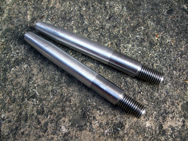 Custom made machined wheel stud pilot guide pins