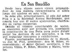 Ajedrez en San Baudilio, 1927