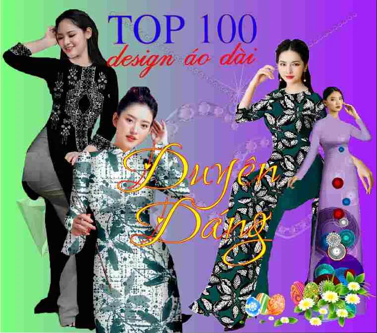 TOP 100 kiểu áo dài 100% giúp bạn đẹp DUYÊN DÁNG