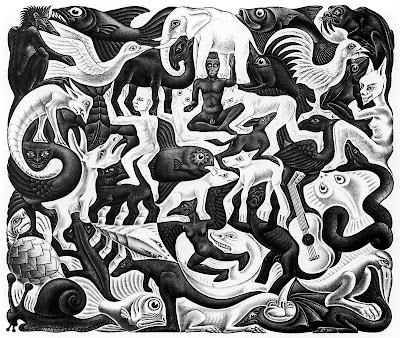 Mosaic II by MC Escher