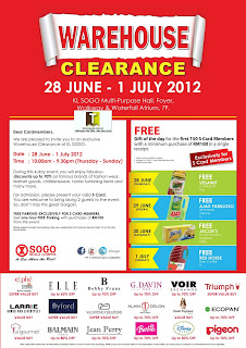 Sogo Warehouse Clearance 2012