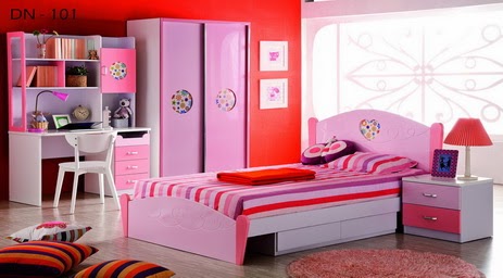 Desain Kamar Tidur Anak Perempuan Terbaru 2014 Gambar 