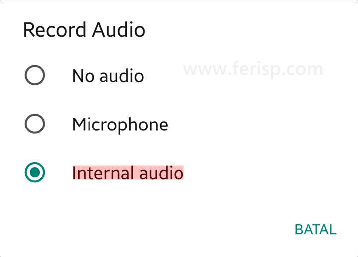 Cara Merekam Layar dan Audio Internal Tanpa Root