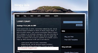 Blogger template