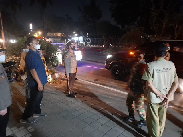 Tegakkan PPKM Darurat, Aparat Grogol intensif laksanakan Patroli malam