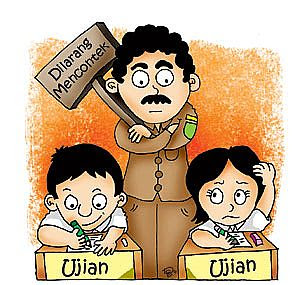  Karikatur  Pendidikan  Karakter Lucu Sepertiga com