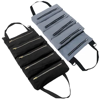 Roll Tool Roll Multi-Purpose Tool Roll Up Bag Wrench Roll Pouch Hanging Carrier hown - store