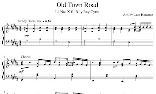 Old Town Road Piano Sheet Music Free