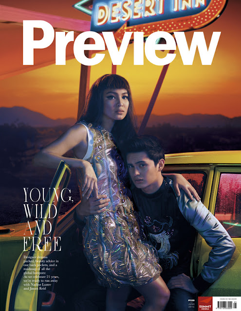 Nadine Lustre and James Reid Preview June 2016 Cover