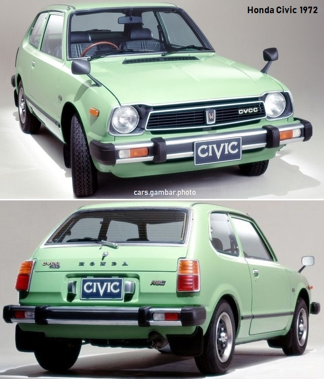 Honda Civic CVCC 1975 green color