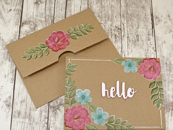 Painted Blooms Card