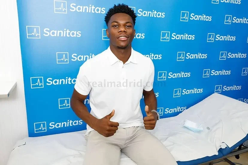 Pictures Of Tchouameni Arriving And Completing His Medical At Real Madrid