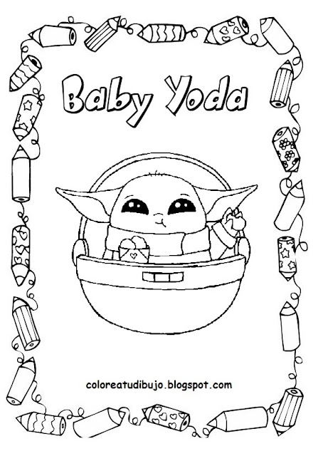 Baby Yoda en Nave espacial