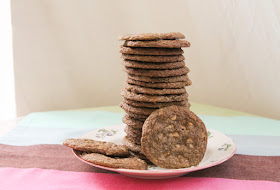 Food Lust People Love: Buckwheat toffee cookies are chewy, sweet and delicious. As an added bonus, if such a thing matters to you, they are naturally gluten free.