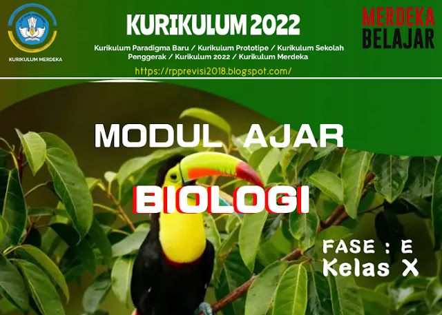 Modul Ajar / Perangkat Ajar Biologi Kelas X SMA Revisi 2022