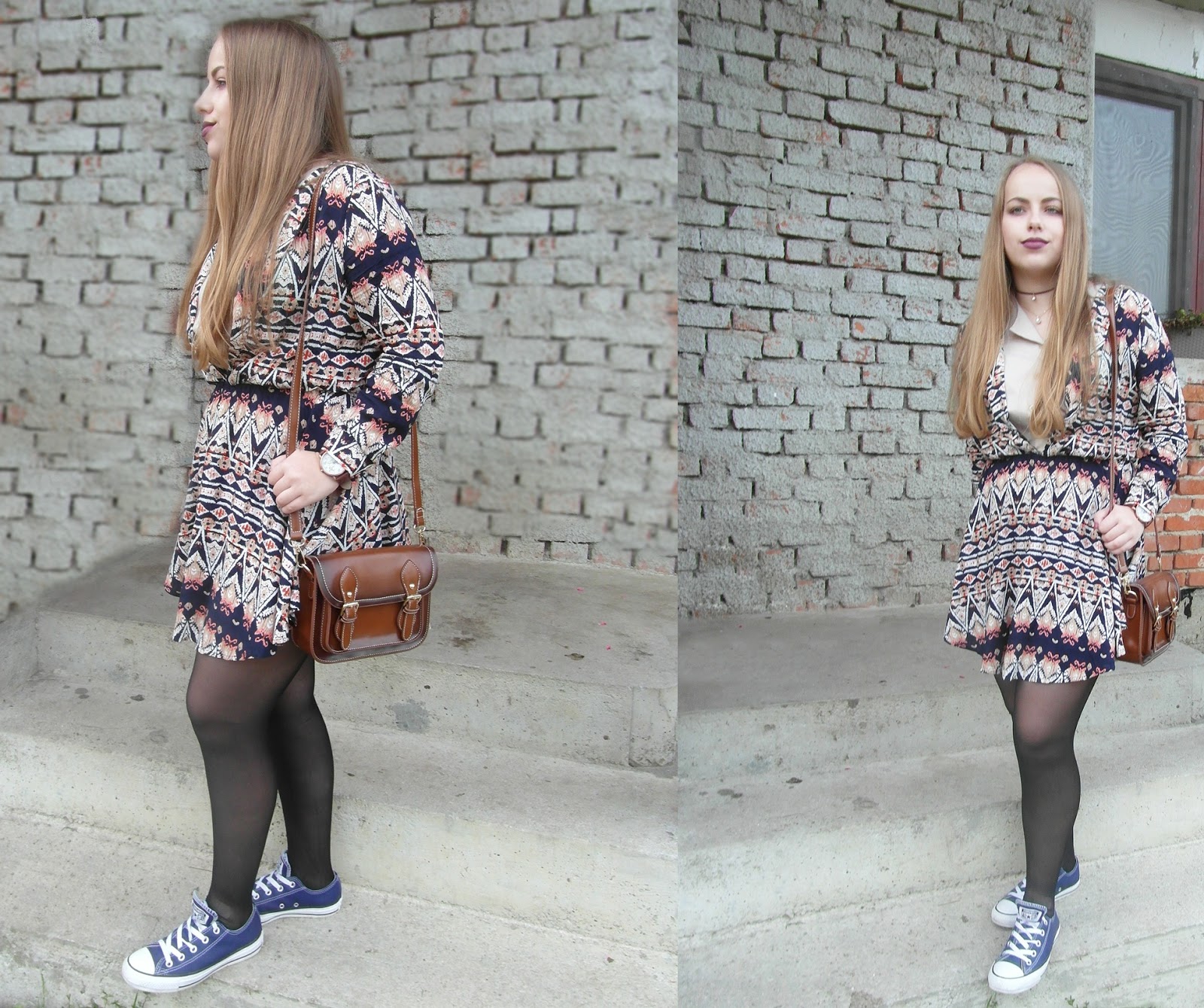 OOTD #1 [Autumn Geometric Dress]