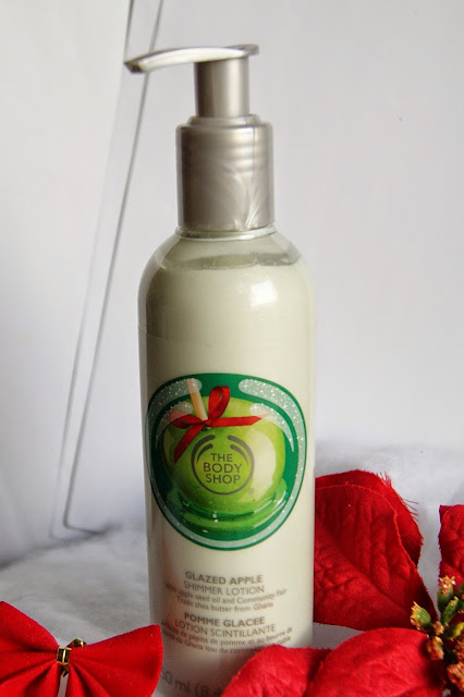 Glazed Apple Shimmer Lotion The Body Shop, beauty, skincare, wash, lotion, scrub, christmas, ideas, shopping, toronto, ontario, canada, the purple scarf, melanie.ps