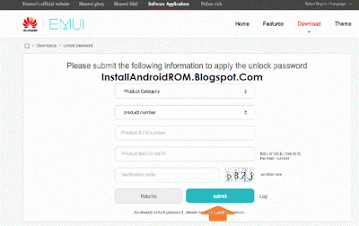 Get 16 Digit Code To Unlock Huawei Bootloader