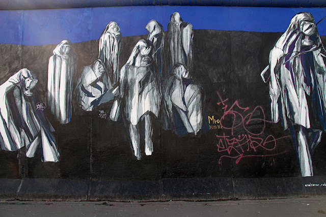 Street Art on East Side Gallery in Berlin