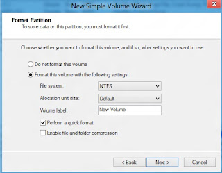 New Simple Volume Wizard