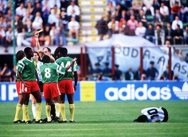 ARGENTINA VS CAMEROON 1990 FIFA WORLD CUP