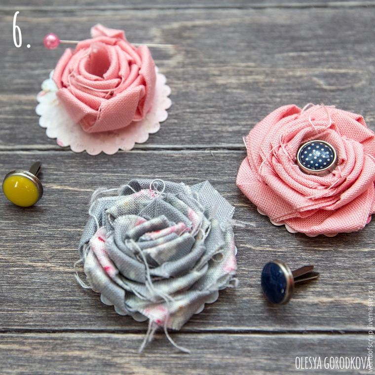 How to sew roses from fabric. DIY Tutorial