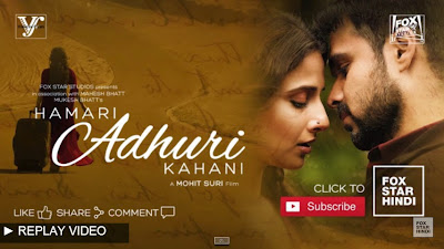 Official Trailer of  Hamari Adhuri Kahani Starring Vidya Balan,Emraan Hashmi, Rajkummar Rao