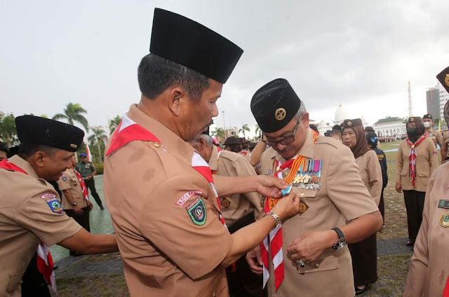 Jadi Irup HUT ke 61 Pramuka, Rudi : Jadilah Seperti Kelapa Bisa Tumbuh Ditempat Mana Saja