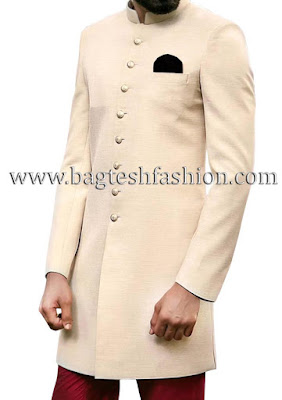 Indian Wedding Ivory Indowestern Sherwani