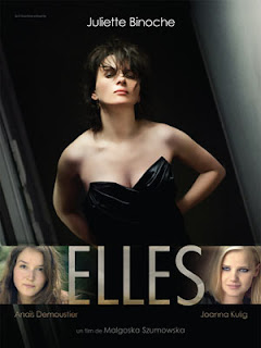  affiche du film Elles avec Juliette Binoche