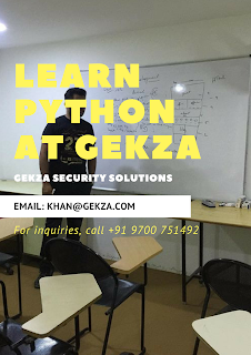 python training in hyderabad banjara hills, gekza training python, #gekzapy