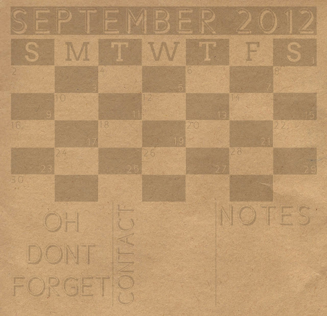 #printable #calendar #2012 #september #free #design #print #download 
