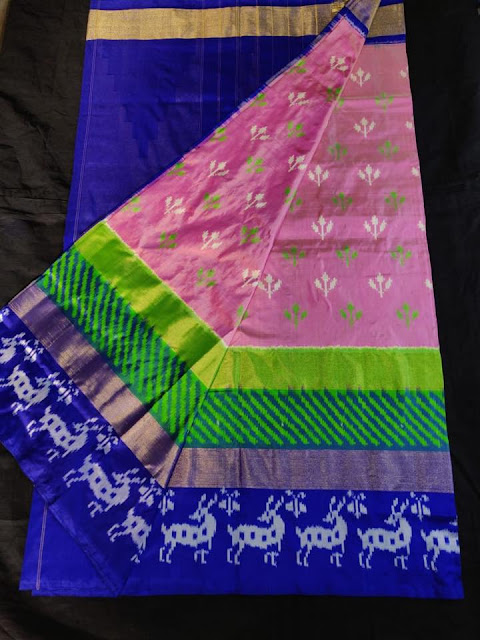 Ikkat Pattu Sarees