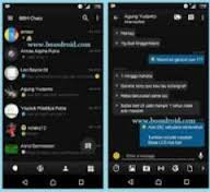 BBM Mod Black Theme v3.0.0.18 APK