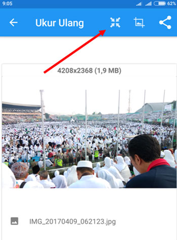 Cara Mudah Memperkecil Gambar Postingan Melalui Smartphone / Android