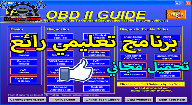  التعليمي الناذر  OBD2 Guide