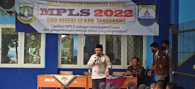 Ketua DPRD Kholid Ismail Berikan Motivasi pada MPLS SMAN 12 Kabupaten Tangerang