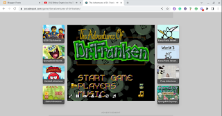 The Adventures of Dr. Franken start screen