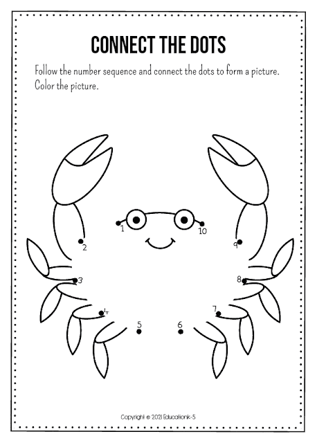 Join Dots - Make a crab