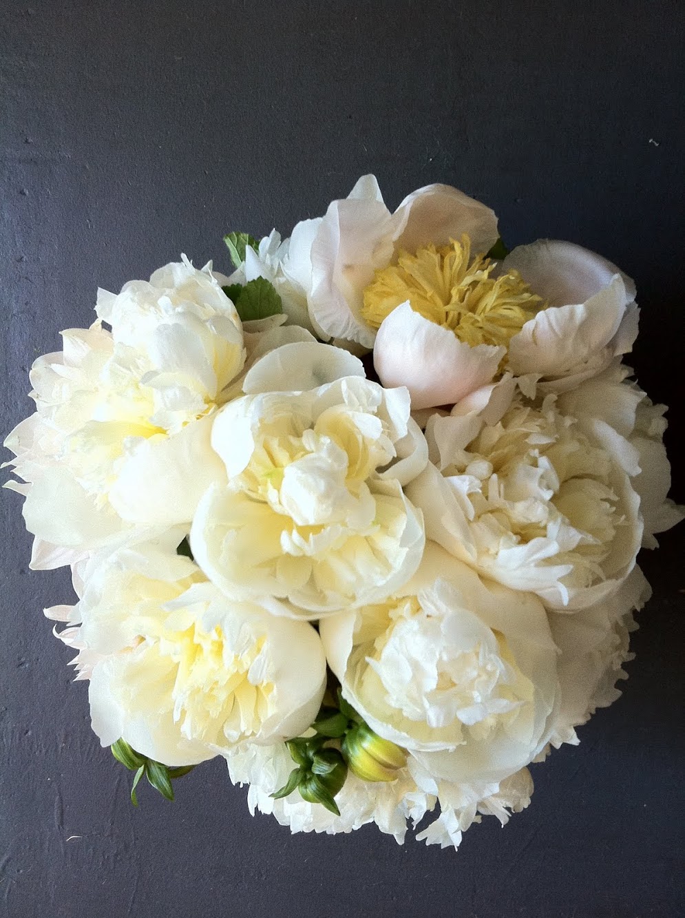 The silk wedding flowers