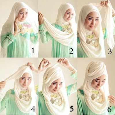 Tutorial hijab wisuda pashmina terbaru